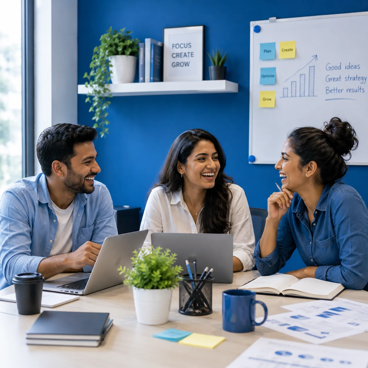 The Backlinks4u Team at work